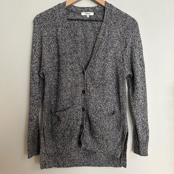 Madewell Texturework Button Up Cardigan